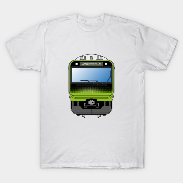 Tokyo Yamanote E235 Train T-Shirt by conform